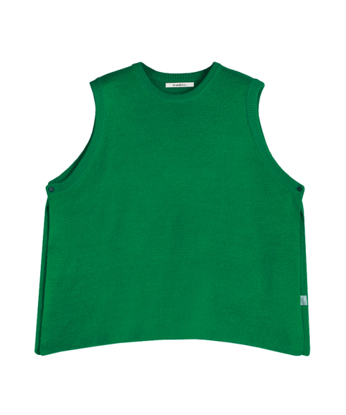 AVANDRESS(アバンドレス )の「Vivid Slit Knit Vest - 7 COL(ベスト・メンズ・ブラック/ダークグリーン/ブラウン/オリーブ/グリーン/ミント/PINK・2/3)」の12枚目の写真
