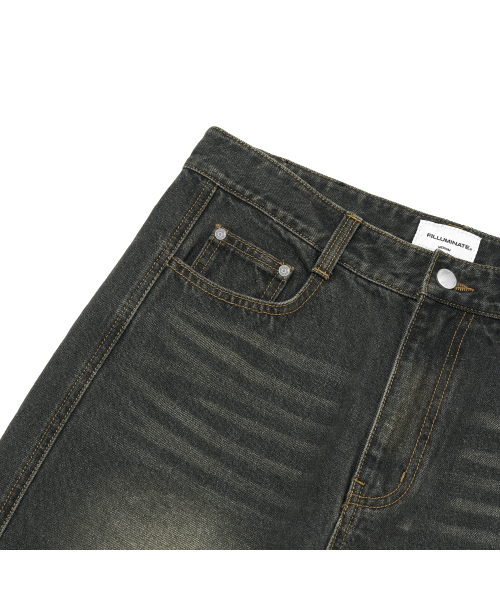 F.ILLUMINATE(フィルミネイト)の「サイドラインデニムパンツ-ブラック(デニムパンツ・レディース・その他・SMALL/MEDIUM/LARGE)」の7枚目の写真