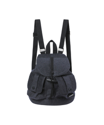 Toggle wool backpack CHARCOAL