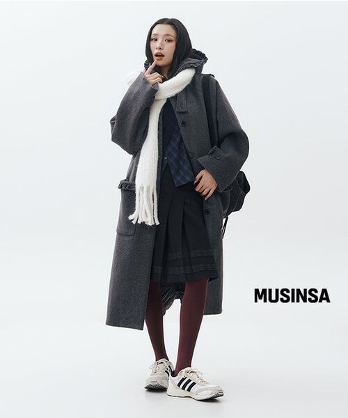 Miseki SEOUL(ミセキソウル)の「Toggle wool backpack CHARCOAL(バックパック/リュック・レディース・その他・OS)」の8枚目の写真