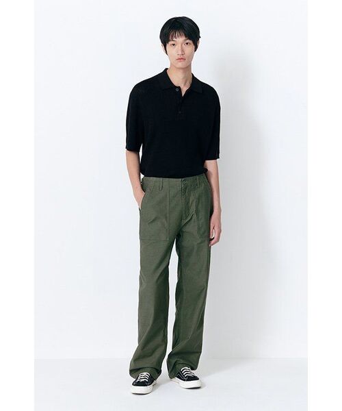 MUSINSA STANDARD（ムシンサスタンダード）の「クロシェニットポロシャツ[ブラック]（ニット/セーター・メンズ・その他・XX-LARGE/LARGE/MEDIUM/SMALL/X-LARGE）」の8枚目の写真