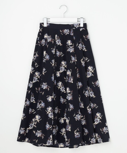 ANY SIS(エニィスィス)の「フラワータック スカート(スカート・レディース・ネイビー系9/ダークブラウン系4・SMALL/MEDIUM/LARGE)」の18枚目の写真