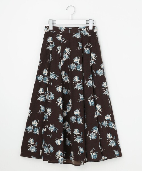ANY SIS(エニィスィス)の「フラワータック スカート(スカート・レディース・ネイビー系9/ダークブラウン系4・SMALL/MEDIUM/LARGE)」の19枚目の写真