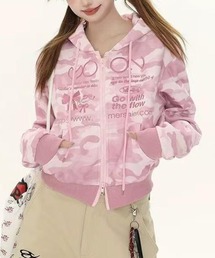 パーカー（ピンク/桃色系・カモフラージュ柄）ファッション通販 - ZOZOTOWN