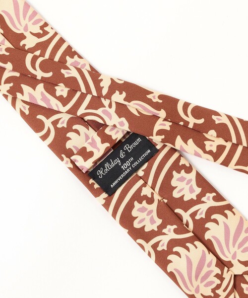 Holliday & Brown / シルク ボタニカル柄 プリント ネクタイ（ネクタイ