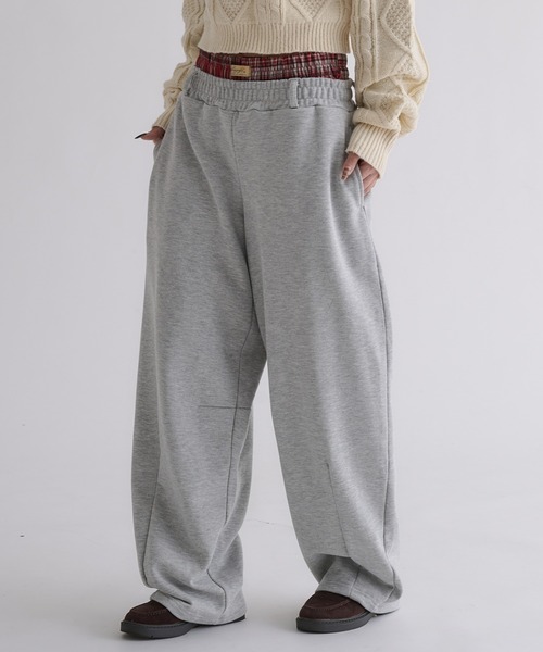 hazyl(ヘイジル)の「layered sweat pants / レイヤードスウェットパンツ(スウェットパンツ・レディース・グレー系その他/グレー・SMALL/MEDIUM)」の14枚目の写真