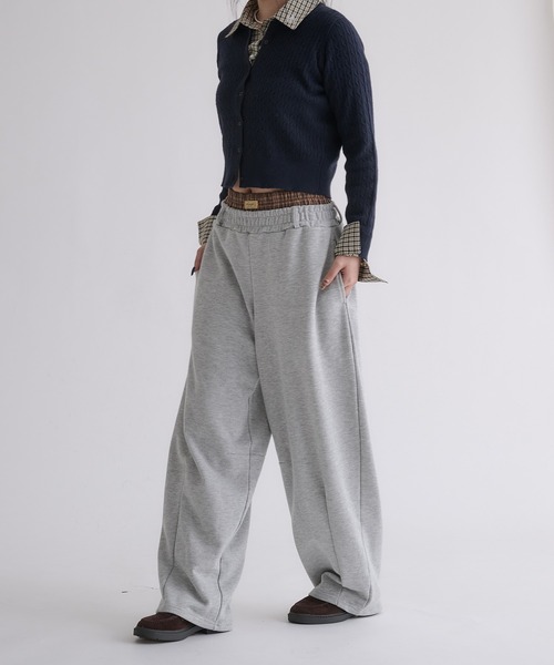 hazyl(ヘイジル)の「layered sweat pants / レイヤードスウェットパンツ(スウェットパンツ・レディース・グレー系その他/グレー・SMALL/MEDIUM)」の11枚目の写真