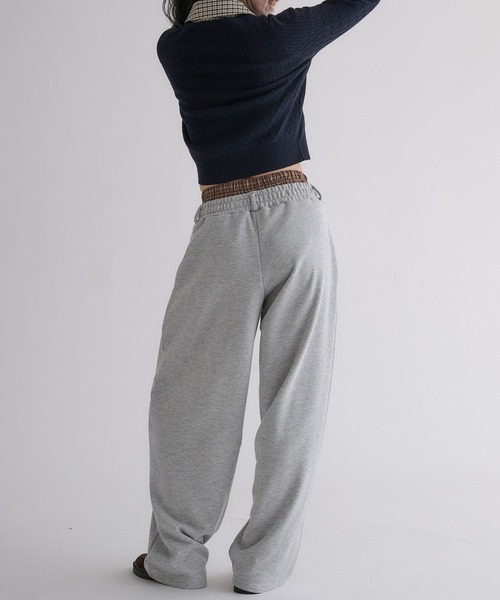 hazyl(ヘイジル)の「layered sweat pants / レイヤードスウェットパンツ(スウェットパンツ・レディース・グレー系その他/グレー・SMALL/MEDIUM)」の12枚目の写真