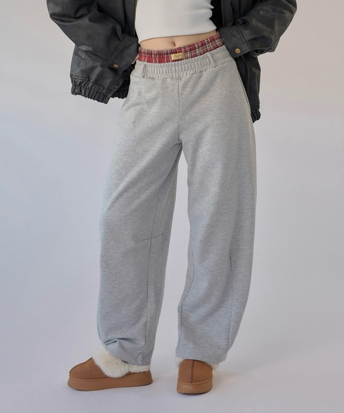 hazyl(ヘイジル)の「layered sweat pants / レイヤードスウェットパンツ(スウェットパンツ・レディース・グレー系その他/グレー・SMALL/MEDIUM)」の15枚目の写真