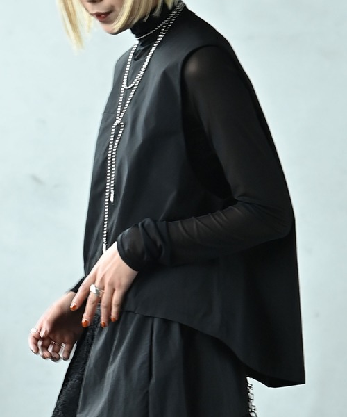 funda mine（ファンダマイン）の「ブラックエアベスト（ベスト・レディース・ブラック・FREE）」の5枚目の写真