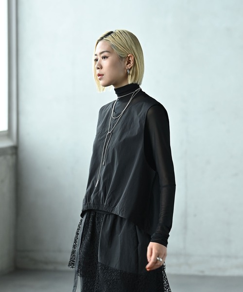 funda mine（ファンダマイン）の「ブラックエアベスト（ベスト・レディース・ブラック・FREE）」の7枚目の写真