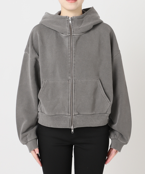 JOURNAL STANDARD（ジャーナルスタンダード）の「ピグメントフーディスウェット（パーカー・レディース・ブラック系その他/ブラウン・FREE）」の16枚目の写真