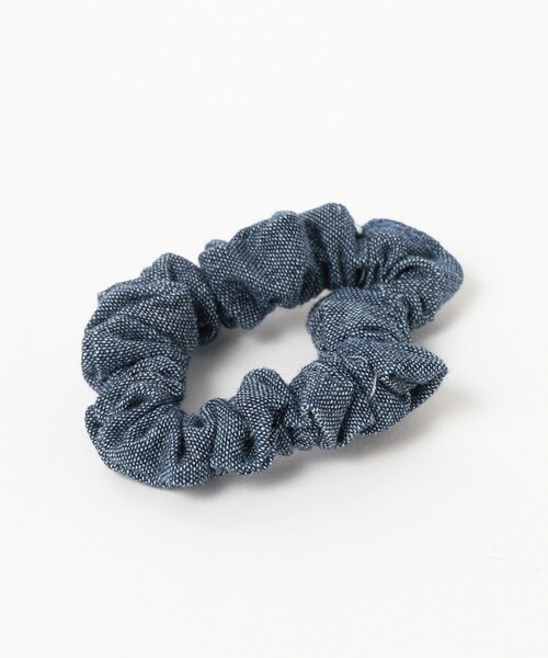 BEAMS BOY（ビームスボーイ）の「チェック & デニム シュシュ 3SET（シュシュ・レディース・ブルー/ピンク/イエロー・ONE SIZE）」の13枚目の写真