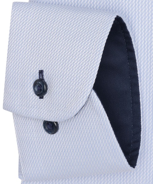 TOKYO SHIRTS(トウキョウシャツ)の「【超形態安定】 形態安定ノンアイロン ボタンダウン 長袖ビジネスワイシャツ(大きいサイズ・長いサイズ)(ビジネスシャツ・メンズ・ブルー・首回り39cm-裄丈88cm/首回り41cm-裄丈90cm/首回り42cm-裄丈90cm/首回り43cm-裄丈90cm/首回り45cm-裄丈82cm/首回り45cm-裄丈86cm/首回り45cm-裄丈90cm/首回り47cm-裄丈86cm/首回り47cm-裄丈90cm)」の3枚目の写真