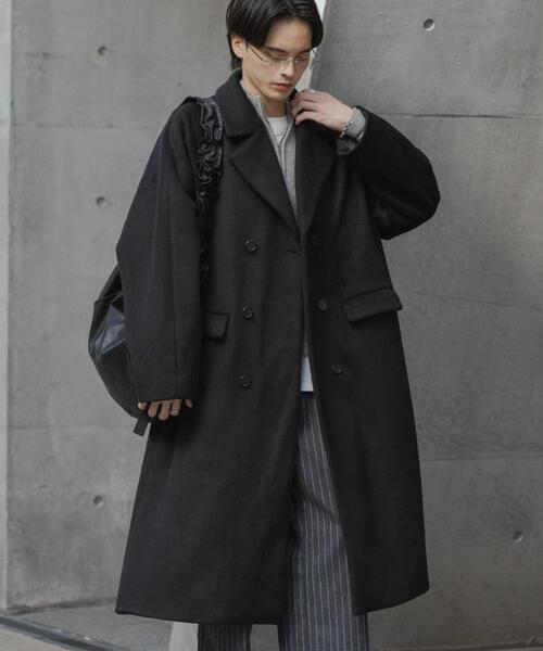 セール】ウールブレンドダブルロングコート（その他アウター）｜SENSE