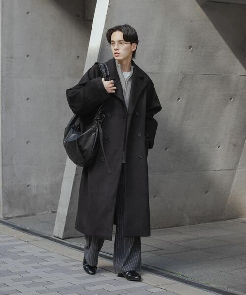 セール】ウールブレンドダブルロングコート（その他アウター）｜SENSE