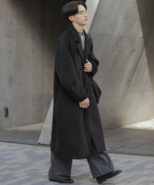 セール】ウールブレンドダブルロングコート（その他アウター）｜SENSE