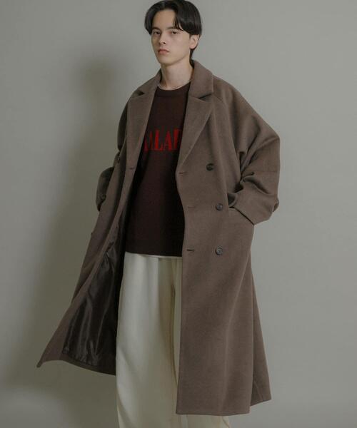 セール】ウールブレンドダブルロングコート（その他アウター）｜SENSE