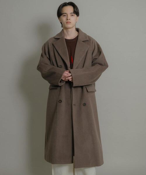 セール】ウールブレンドダブルロングコート（その他アウター）｜SENSE