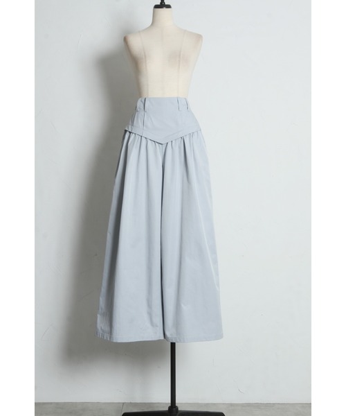 ARVELLIA(アルベリア)の「TUCKED CORESET PANTS(その他パンツ・レディース・サックスブルー/ブラック・M)」の8枚目の写真