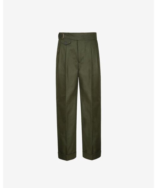 sortie(ソルティ)の「20s Cotton Side Trousers (Khaki)(その他パンツ・メンズ・その他・LARGE/MEDIUM/X-LARGE)」の1枚目の写真