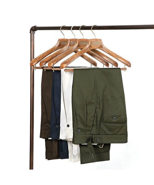 sortie(ソルティ)の「20s Cotton Side Trousers (Khaki)(その他パンツ・メンズ・その他・LARGE/MEDIUM/X-LARGE)」の2枚目の写真