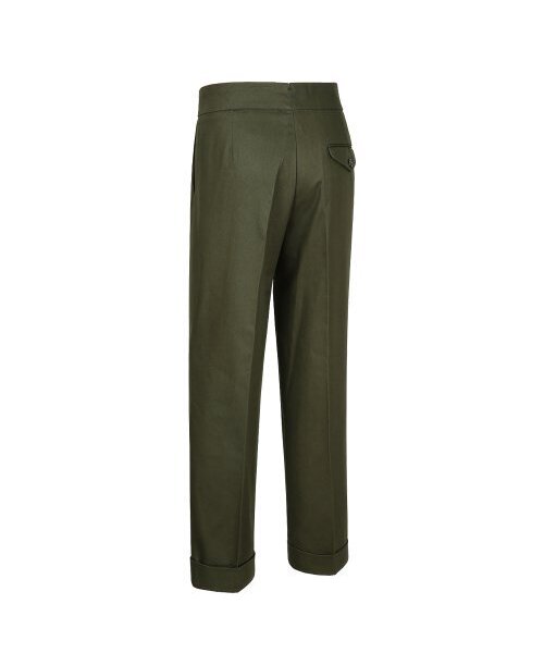 sortie(ソルティ)の「20s Cotton Side Trousers (Khaki)(その他パンツ・メンズ・その他・LARGE/MEDIUM/X-LARGE)」の4枚目の写真