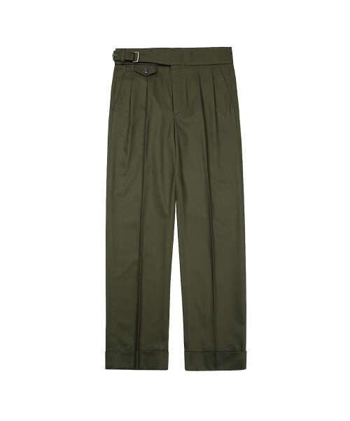sortie(ソルティ)の「20s Cotton Side Trousers (Khaki)(その他パンツ・メンズ・その他・LARGE/MEDIUM/X-LARGE)」の5枚目の写真