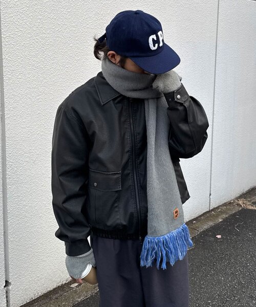 CIAOPANIC(チャオパニック)の「アソート柄フリンジマフラー(マフラー・レディース・グレー/ブラウン/グリーン/ネイビー・FREE)」の12枚目の写真