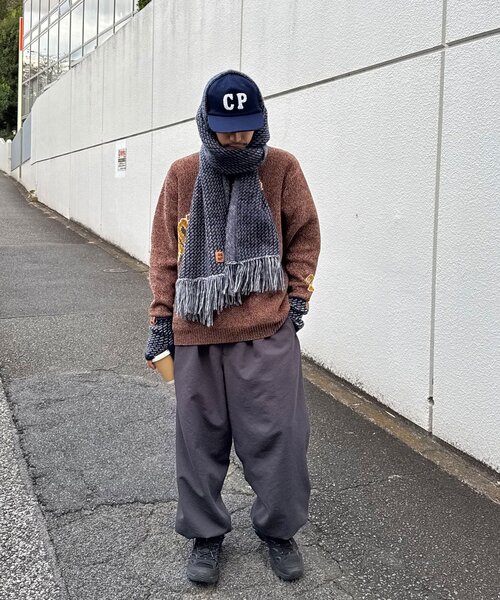 CIAOPANIC(チャオパニック)の「アソート柄フリンジマフラー(マフラー・レディース・グレー/ブラウン/グリーン/ネイビー・FREE)」の20枚目の写真