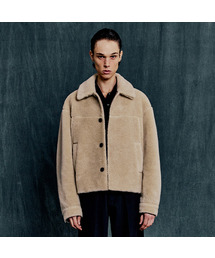 LMOOD（エルムード）の「アンデスウールシアリングジャケットアルパカベージュ（ムートンコート）」