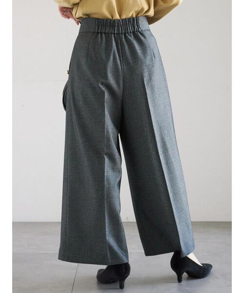 Te chichi（テチチ）の「ツイーディーワイドクロップトパンツ（その他パンツ・レディース・ブラック/ネイビー/ブラウン・F）」の16枚目の写真