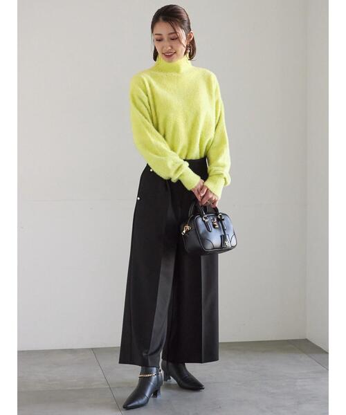 Te chichi（テチチ）の「ツイーディーワイドクロップトパンツ（その他パンツ・レディース・ブラック/ネイビー/ブラウン・F）」の18枚目の写真