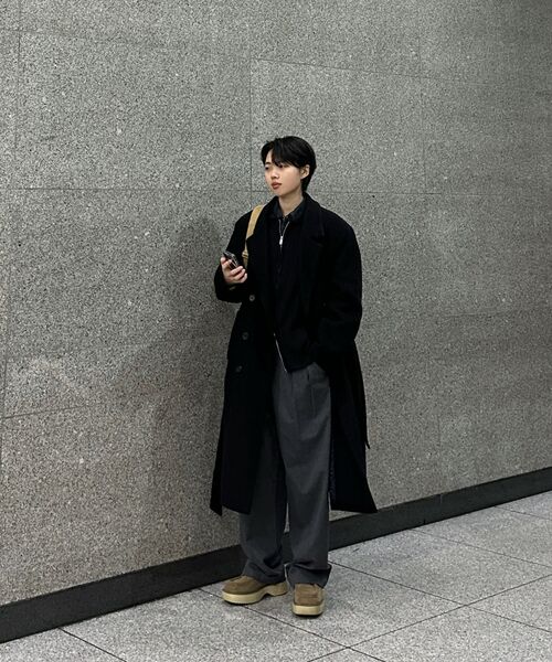 PRAIRIE(KR)(プレーリー)の「ツーピンタックピンストライプワイドスラックス(グレー)(スラックス・メンズ・グレー・SMALL/MEDIUM/LARGE)」の6枚目の写真