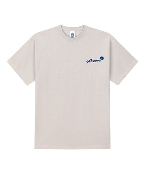 RADINEO(ラディネオ)の「ブルーフラワー 半袖Tシャツ ベージュ(Tシャツ/カットソー・メンズ・その他・LARGE/MEDIUM/SMALL/X-LARGE)」の2枚目の写真