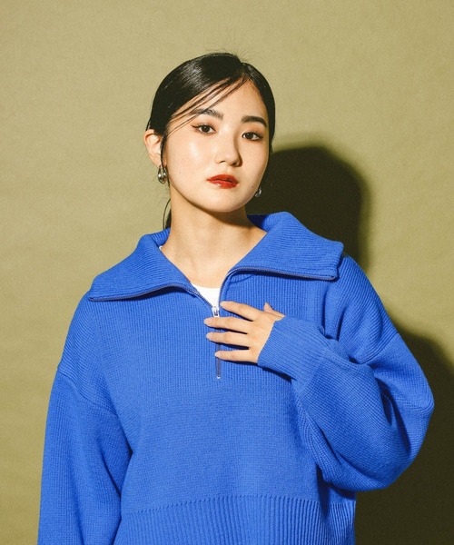 セール】ハーフジップニット/608246（ニット/セーター）｜GLOBAL WORK