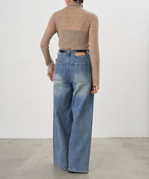 SHENERY（シーナリー）の「シアータートルニット（ニット/セーター・レディース・ブラック/オフホワイト/ベージュ・FREE）」の20枚目の写真