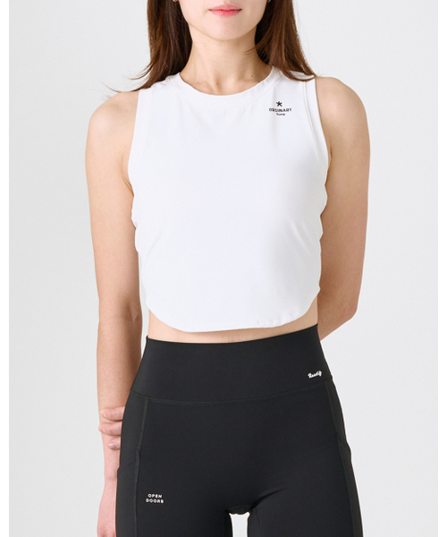 REACTIFY(リアクティファイ)の「Womens Logo Sleeveless White(Tシャツ/カットソー・レディース・その他・SMALL/MEDIUM/LARGE)」の1枚目の写真