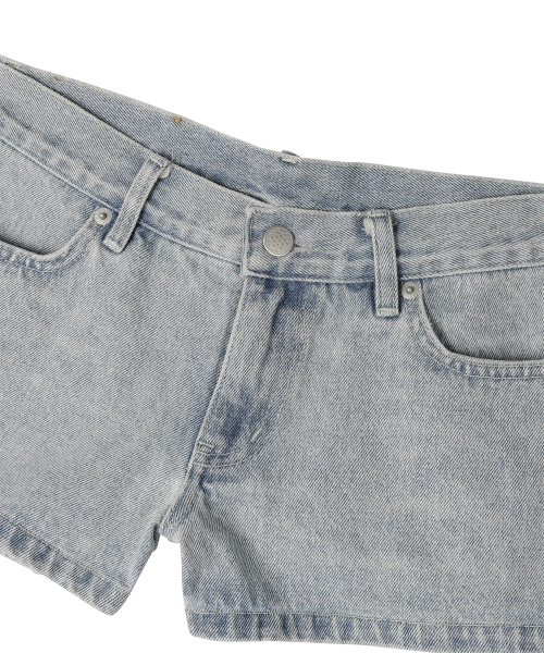 SUNDAY FRUIT MARKET（サンデーフルーツマーケット）の「W) BEACH DENIM SHORT（その他パンツ・レディース・その他・SMALL/LARGE）」の3枚目の写真