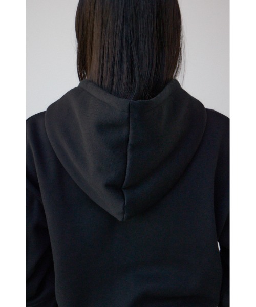 AZUL by moussy(アズールバイマウジー)の「裏起毛Wジップアップフーディー(パーカー・レディース・ブラウン/グレー×ホワイト/ブラック・MEDIUM/SMALL)」の12枚目の写真