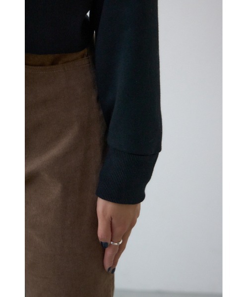 AZUL by moussy(アズールバイマウジー)の「裏起毛Wジップアップフーディー(パーカー・レディース・ブラウン/グレー×ホワイト/ブラック・MEDIUM/SMALL)」の14枚目の写真