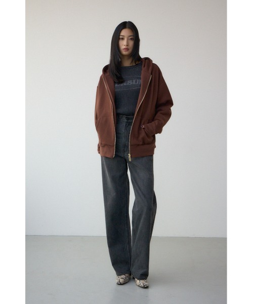 セール】裏起毛Wジップアップフーディー（パーカー）｜AZUL BY MOUSSY