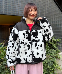 RODEO CROWNS WIDE BOWL（ロデオクラウンズワイドボウル）の「切り替えボアロゴジャケット（その他アウター）」