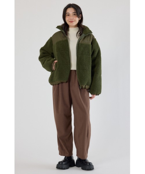 切り替えボアロゴジャケット（その他アウター）｜RODEO CROWNS WIDE