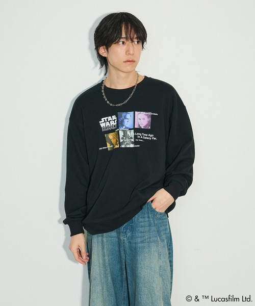 STAR WARS（スターウォーズ）の「STAR WARS/プリントスウェット（スウェット・レディース・ブラック/ホワイト系その他・FREE）」の7枚目の写真