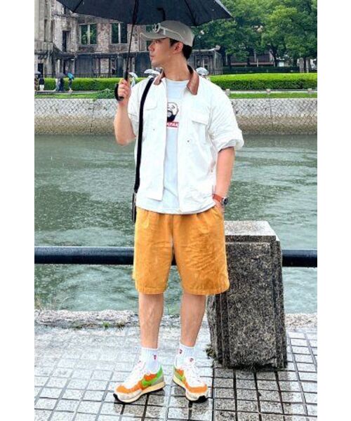 COME（シーオーエムイー）の「[UNISEX] C.O.M.E Mechanic Short Sleeve Work Jacket (White)（その他アウター・レディース・その他・1(M)/2(L)）」の8枚目の写真
