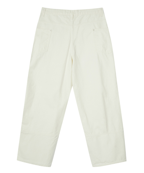 AKECII(アケシ)の「タマウォッシュドコットンパンツ-クリーム(その他パンツ・メンズ・その他・SMALL/MEDIUM/LARGE)」の5枚目の写真