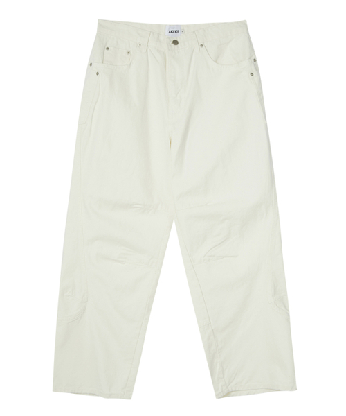 AKECII(アケシ)の「タマウォッシュドコットンパンツ-クリーム(その他パンツ・メンズ・その他・SMALL/MEDIUM/LARGE)」の6枚目の写真