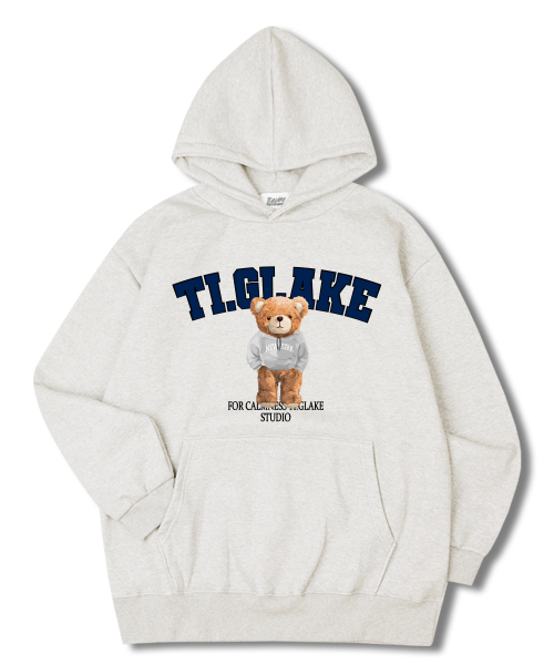 New York Food Bear Oversize with fur lining — футер‑парка, утеплённая, утеплитель взбитый