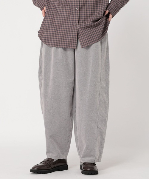 studio CLIP（スタディオクリップ）の「先染めコーデュロイパンツ[プチサイズあり]（その他パンツ・レディース・グレー/サックスブルー/ライトグレー・PF/FREE）」の8枚目の写真